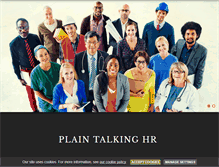 Tablet Screenshot of plaintalkinghr.com